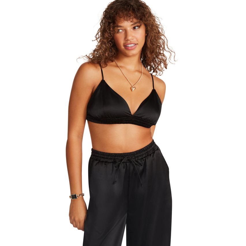 Black Steve Madden Pepper Women\'s Bras | PH 6570FIO